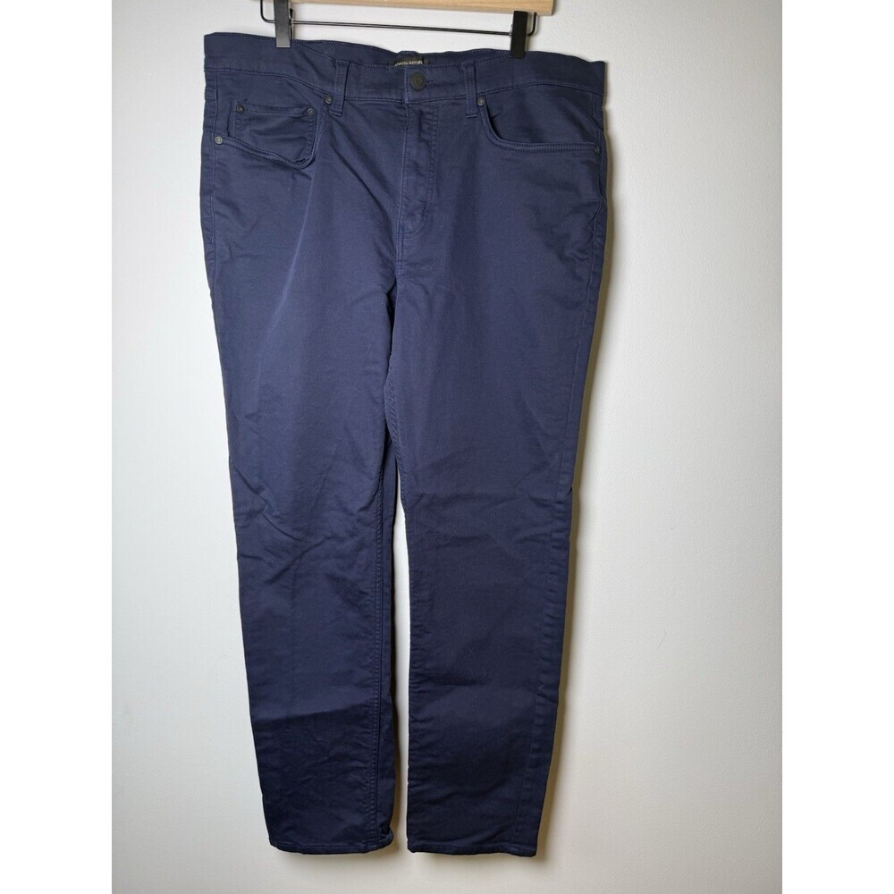 Banana Rebublic Navy Men’s Pants Tag 36/32 Actual 38x30 Cotton Stretch